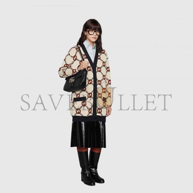 G*u*i gg marmont medium shoulder bag 443496 (31*19*7cm)